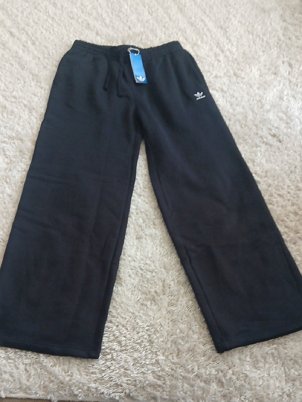 NWT ADIDAS WIDE LEG JOGGERS